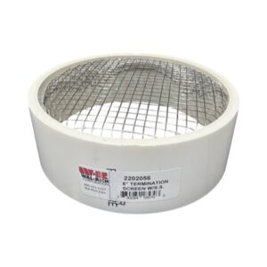 6" Termination Screen With Stainless Steel Screen