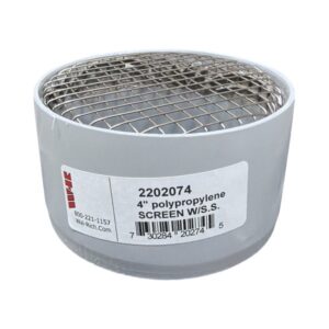 4" Polypropylene Termination Screen