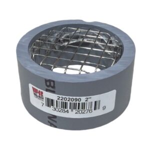 2" Gray Schedule 80 PVC Termination Screen