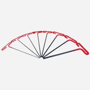 9" 8 Piece T-Handle Hex Key Set