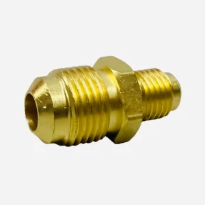 3/8" X 1/4" #42 Brass Flare Union