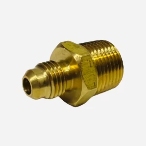 1/4" X 3/8" #48 Flare X MIP Adapter Less Nut