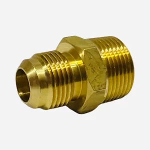 5/8" X 3/4" #48 Flare X MIP Adapter Less Nut