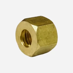 1/4" #61 Brass Compression Nut