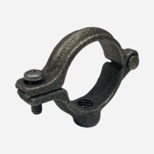 1" Black Split-Ring Hanger (Hinge-Type)