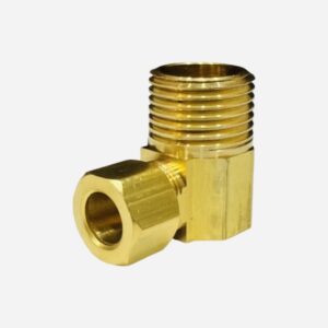 3/8" x 1/2"  #69 Compression X MIP Elbow (Lead-Free)