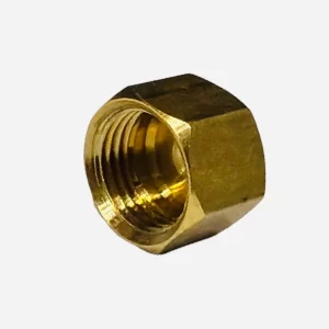1/4" #61 Brass Compression Cap (Lead-Free)