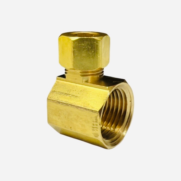 3/8" x 1/2" Compression X Female Elbow (Lead-Free)