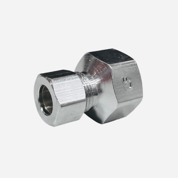 1/2" Female Chrome Plated Flex Adapter (Lead-Free)