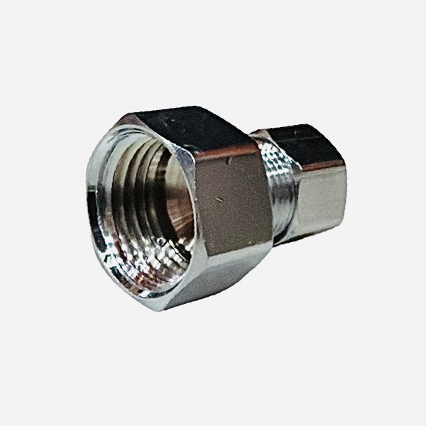 1/2" Female Chrome Plated Flex Adapter (Lead-Free)