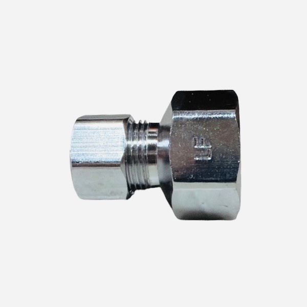 1/2" Female Chrome Plated Flex Adapter (Lead-Free)