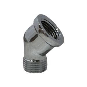 1/2" Chrome-Plated Street 45 Elbow (Lead-Free)