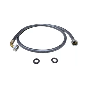 4' Rubber Washing Machine Hose With Goosneck