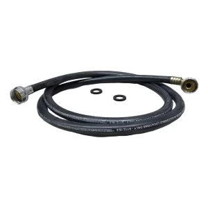 6' Rubber Washing Machine Hose With Goosneck