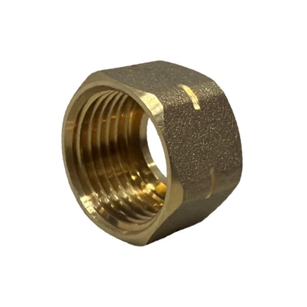 Brass Basin Cock Coupling Nut Brass