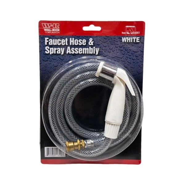"Crown-Rinse" Hose & Spray Assembly - White