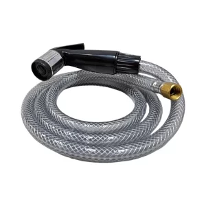 "Crown-Rinse" Hose & Spray Assembly - Black (Delta)