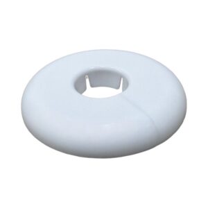 1/2" IP White Plastic Floor & Ceiling Plate