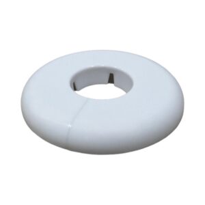3/4" IP White Plastic Floor & Ceiling Plate