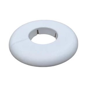1" IP White Plastic Floor & Ceiling Plate