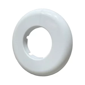 1 1/4" IP White Plastic Floor & Ceiling Plate