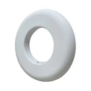 1 1/2" IP White Plastic Floor & Ceiling Plate