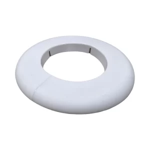 2" IP White Plastic Floor & Ceiling Plate