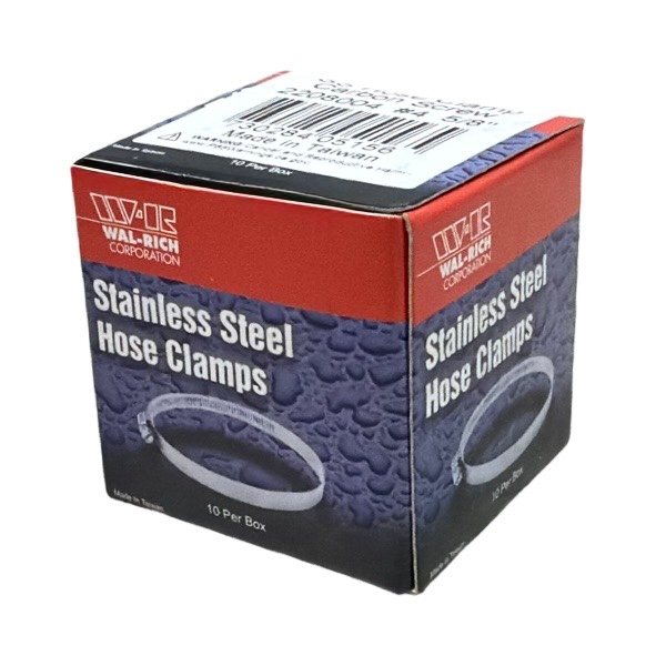 #4 Stainless Hose Clamp With Carbon Screw
