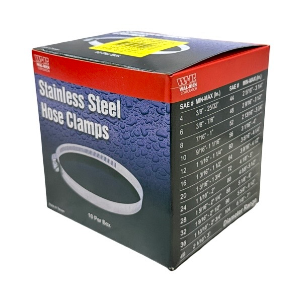 #40 All Stainless Hose Clamp