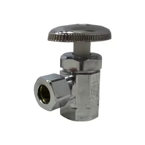 3/8" OD X 3/8" IPS Angle Compression Stop (Lead-Free)