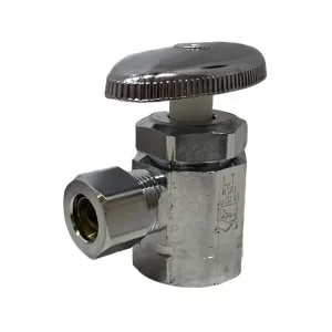 3/8" OD X 1/2" IPS Angle Compression Stop (Lead-Free)