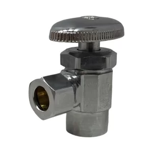 3/8" OD X 1/2" SWT Angle Compression Stop (Lead-Free)
