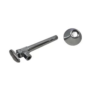 3/8" OD X 1/2" SWT Angle Compression Stop With 5" Extension (Lead-Free)