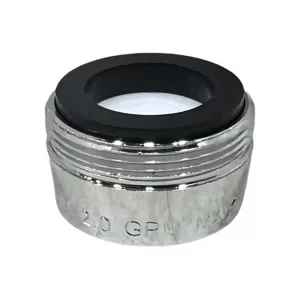 15/16"-27 Chrome-Plated Male Aerator 2.0 GPM (Lead-Free)