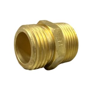 3/4" Male Garden Hose Thread X 3/4" Male IPS Hose Nipple (Lead-Free)