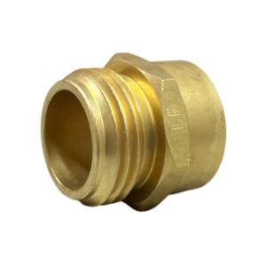 3/4" Male Garden Hose Thread X 3/4" Female IPS Hose Nipple (Lead-Free)