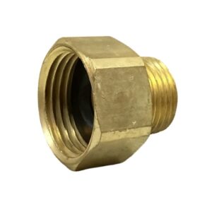 3/4" Female Garden Hose Thread X 1/2" Male IPS Hose Nipple (Lead-Free)