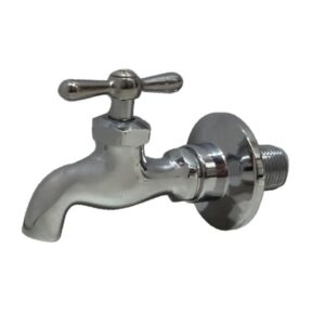 1/2" Chrome Plated Adjustable Flange Plain End - (Lead-Free)