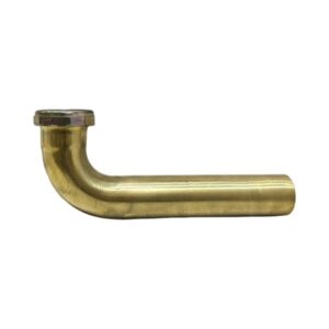 1 1/2" X 8" Rough Brass Slip Joint Waste Bend