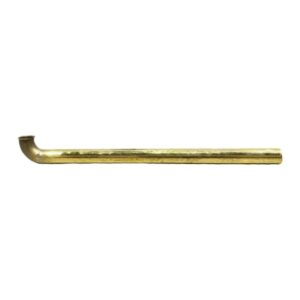 1 1/2" X 24" Rough Brass Direct Connection Waste Bend