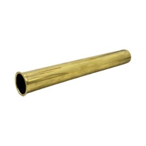 1 1/2" X 12" Rough Brass Flanged Tailpiece