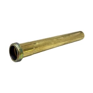 1 1/2" X 12" Rough Brass Slip Joint Extension Tube