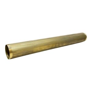 1 1/2 x 12 Rough Brass Threaded Tube (Threaded Both Ends) 20 Gauge
