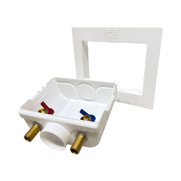 Washing Machine Box With 1/4" Turn Valves