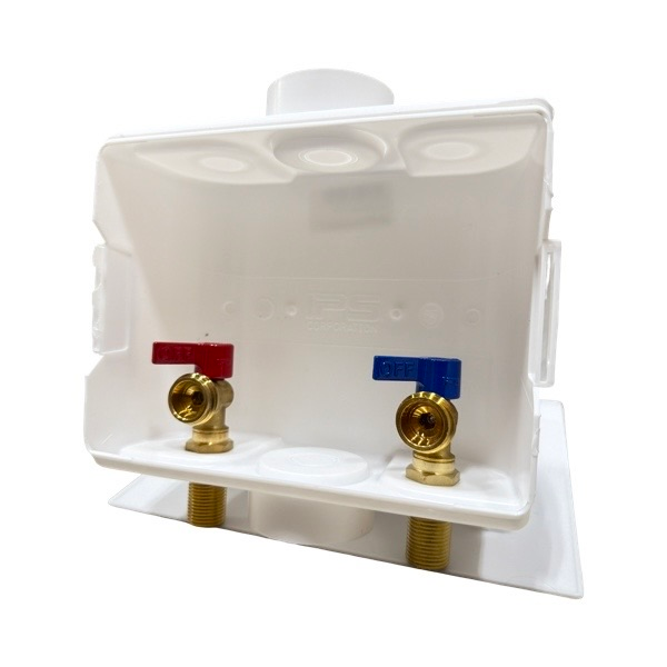 Washing Machine Box With 1/4" Turn Valves