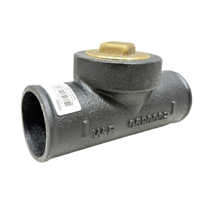 2" No-Hub Dandy Tee With Plug