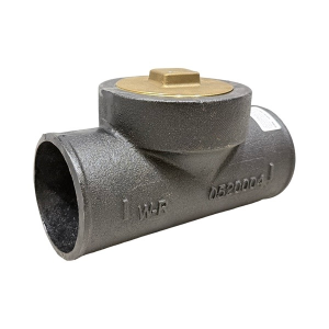 3" No-Hub Dandy Tee With Plug