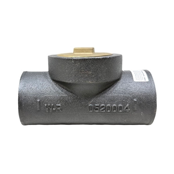 3" No-Hub Dandy Tee With Plug