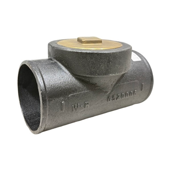 4" No-Hub Dandy Tee With Plug