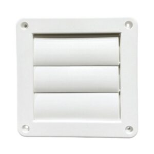 Replacement Louvered White Hood-4"
